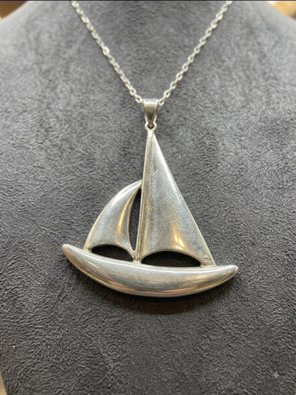 CC Boutique Sailboat Pendant Necklace